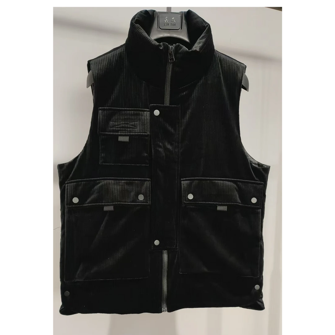 男士冬季轻奢羽绒马甲