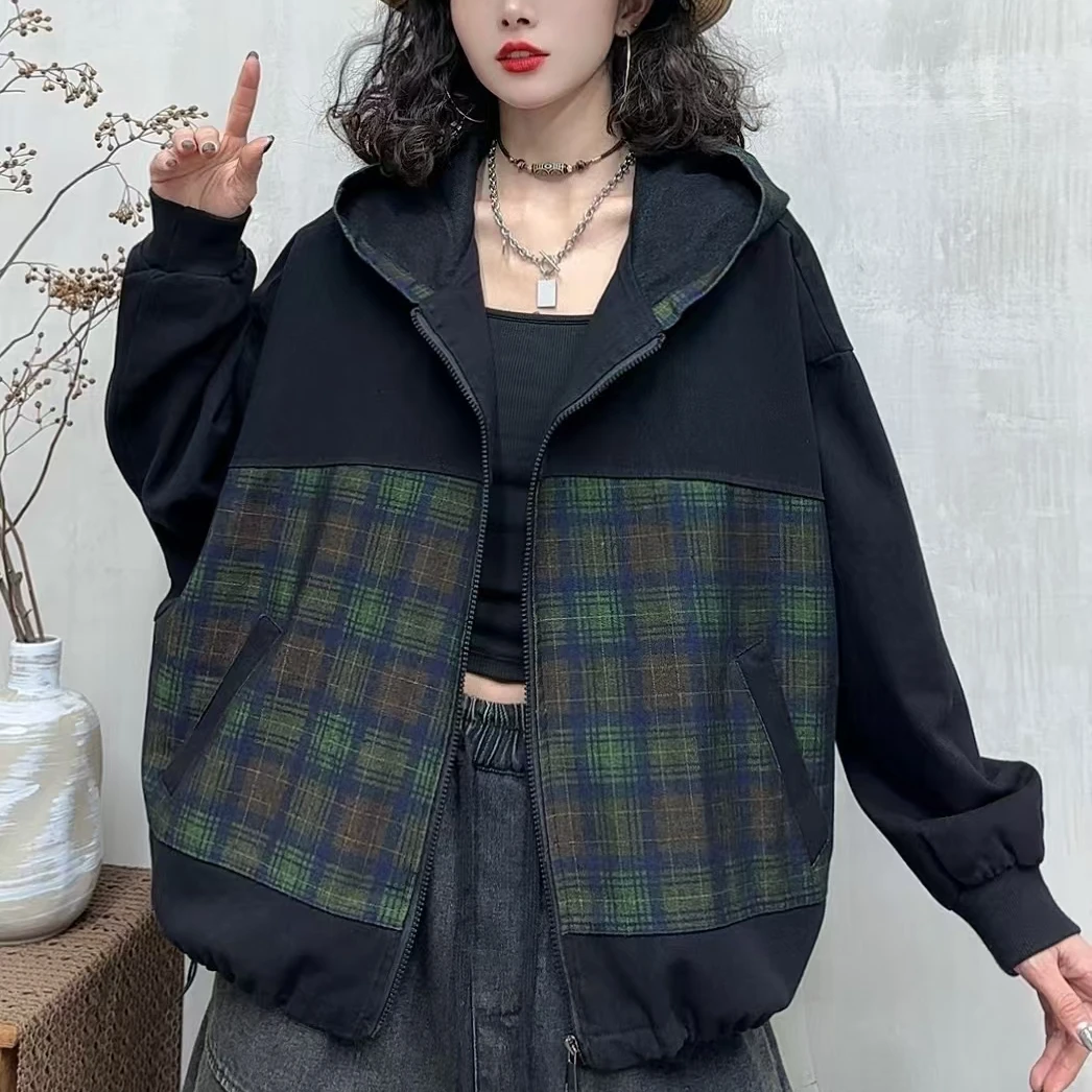 8321新款春季休闲减龄显瘦百搭连帽外套