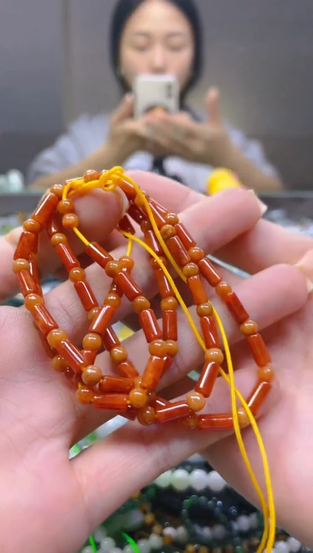 翡翠未镶嵌颈饰4MM/J/翡翠A货一图一物