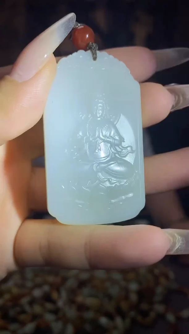 和田玉未镶嵌颈饰A261