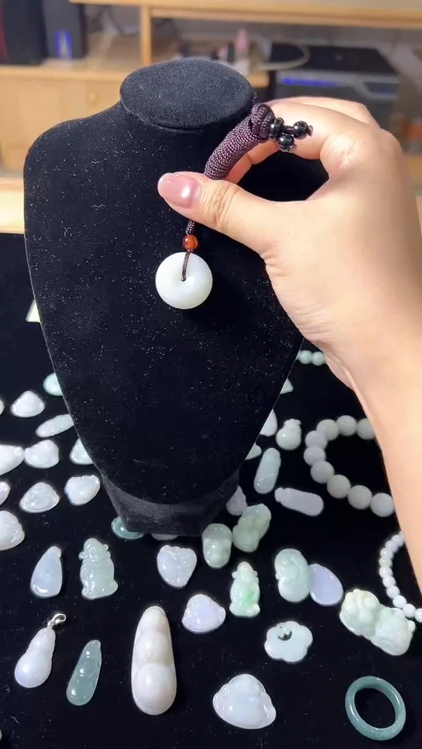 翡翠未镶嵌吊坠(不含链)A21