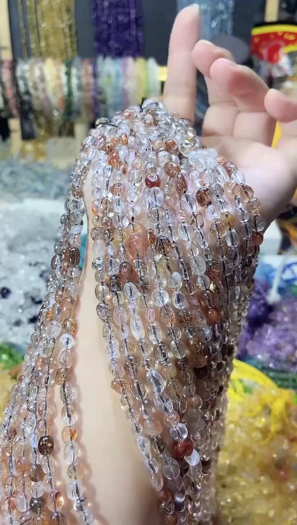 未镶嵌珠宝半成品水晶随行黑金超七