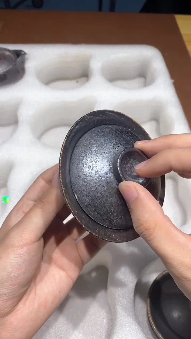 杯奢瓷/瑞寅柴烧茶器（盖碗）120