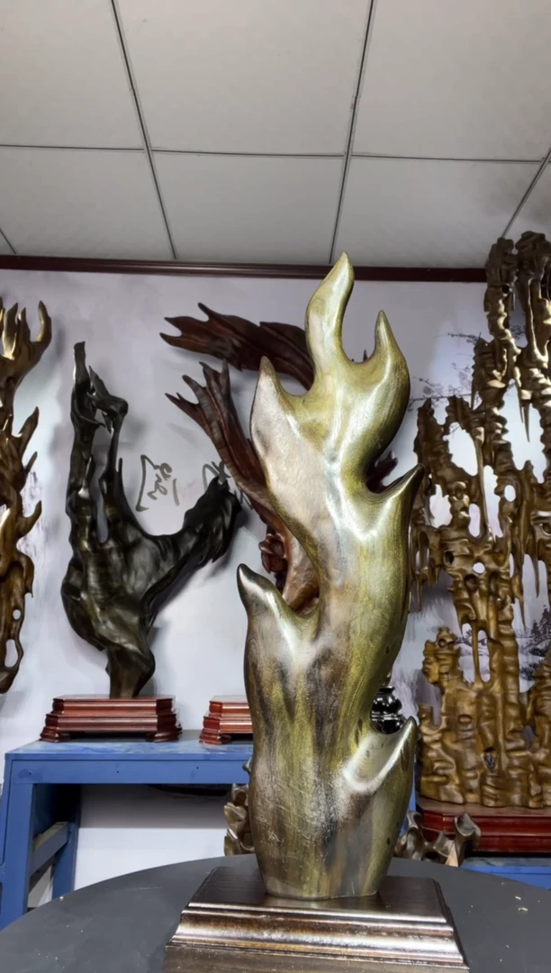 金丝楠木雕款H*m金丝楠木工艺品摆件