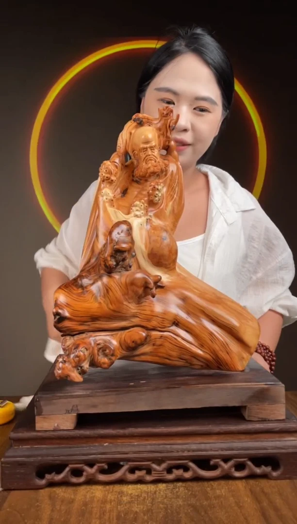 柏木（崖柏）手工摆件,先抢先得! 编号:64