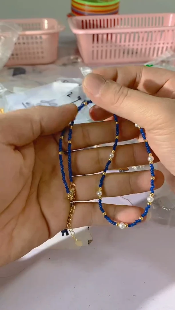 【闪购商品】水晶颈饰银S925镶嵌295红宝，蓝宝，多样性发一件赠链