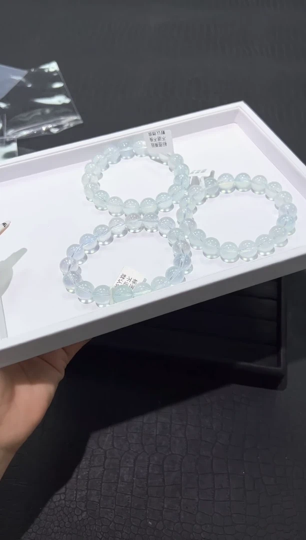 合成（培育）海蓝宝石未镶嵌44e多样性发其一【1条】默认微瑕