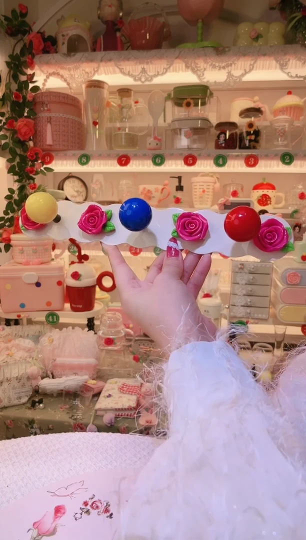 玫瑰花排钩——手工制作品质好！