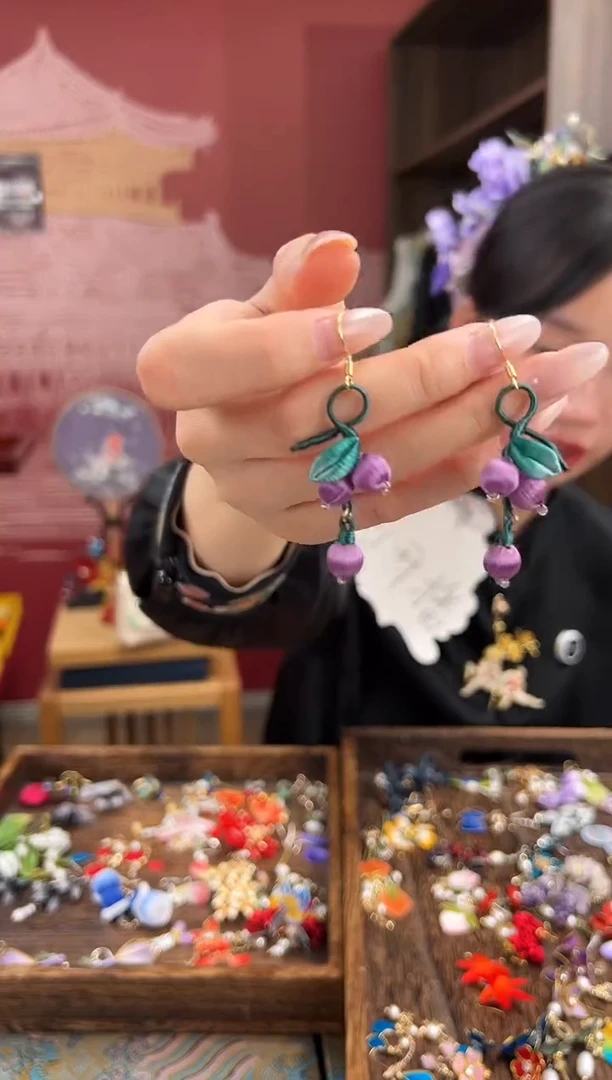 【闪购商品】刺绣苏绣世家非遗手工（耳环）