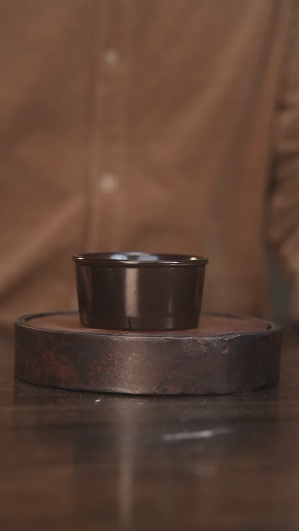 【闪购商品】杯41柴房陶瓷丨黑金普洱杯