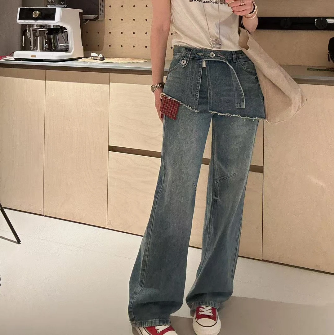 【大小姐家】欧韩货屁帘牛仔裤511026