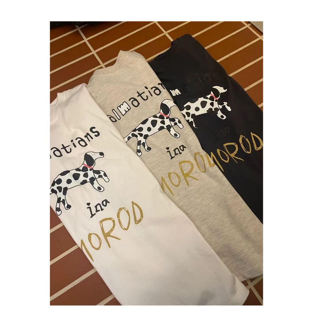 东大门ch斑点狗印花短袖T恤/NO退换