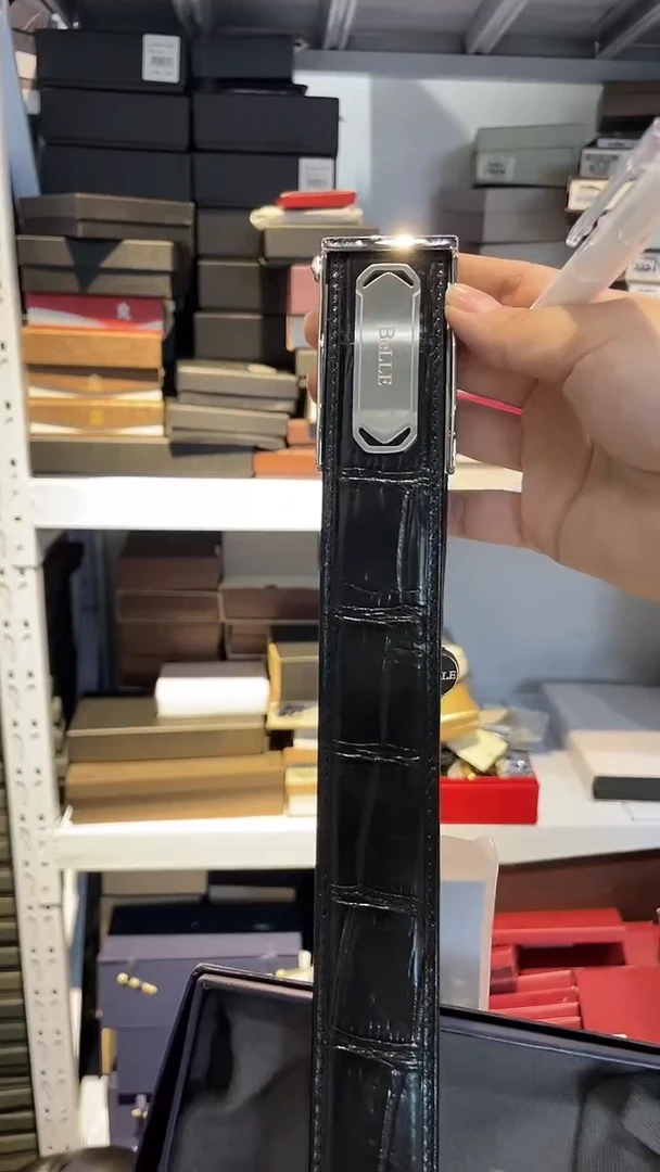 鳄鱼皮（革）韩爵绅士包包皮具775