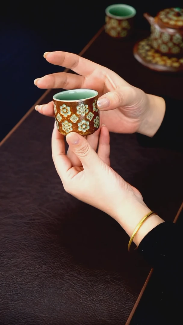 青瓷手工茶器包邮不带礼盒