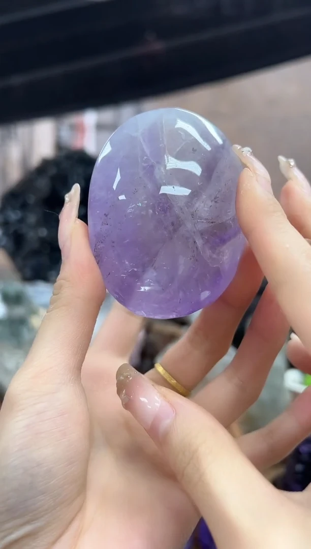 未镶嵌大型摆件（非配饰）水晶紫水晶手把件153