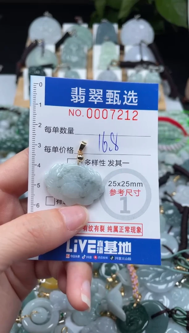 【闪购商品】翡翠未镶嵌颈饰00..7212
