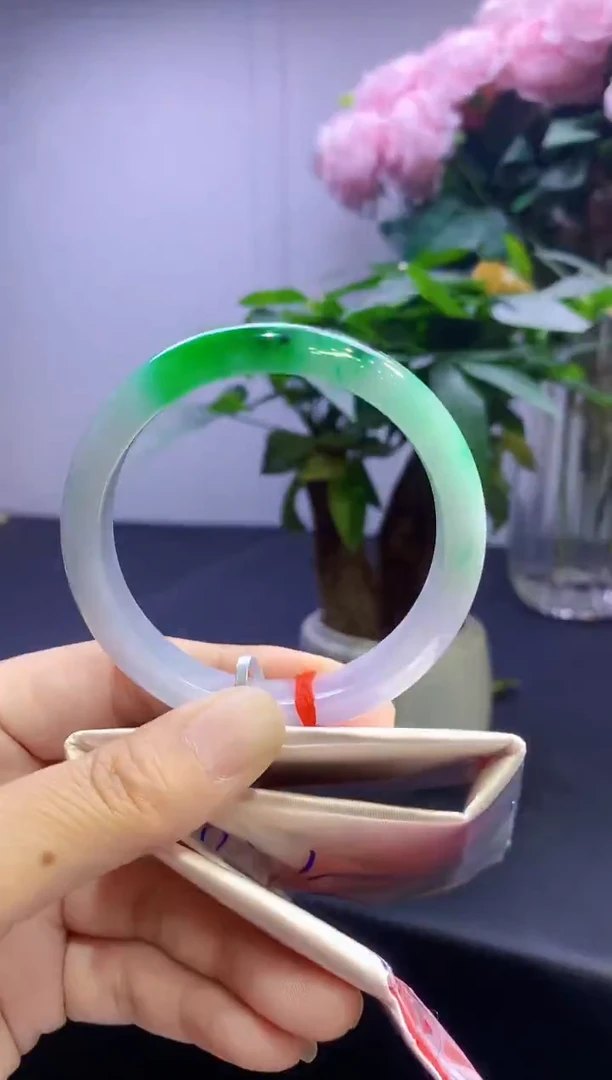 未镶嵌手镯翡翠?**?翡翠手镯圈口55-t 40