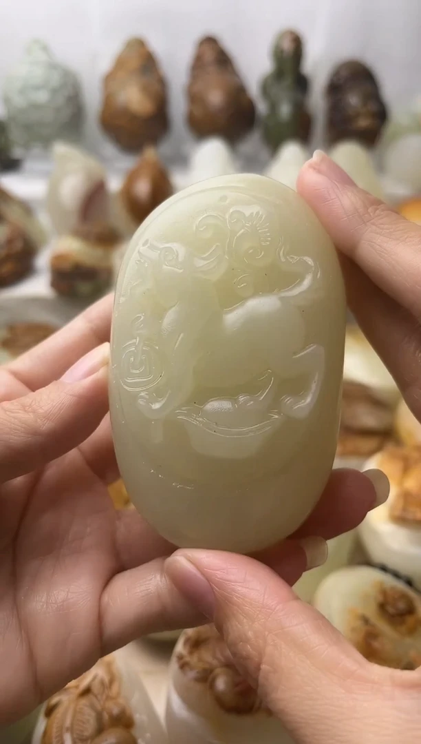 石材古青石棉纹正常不退换狗