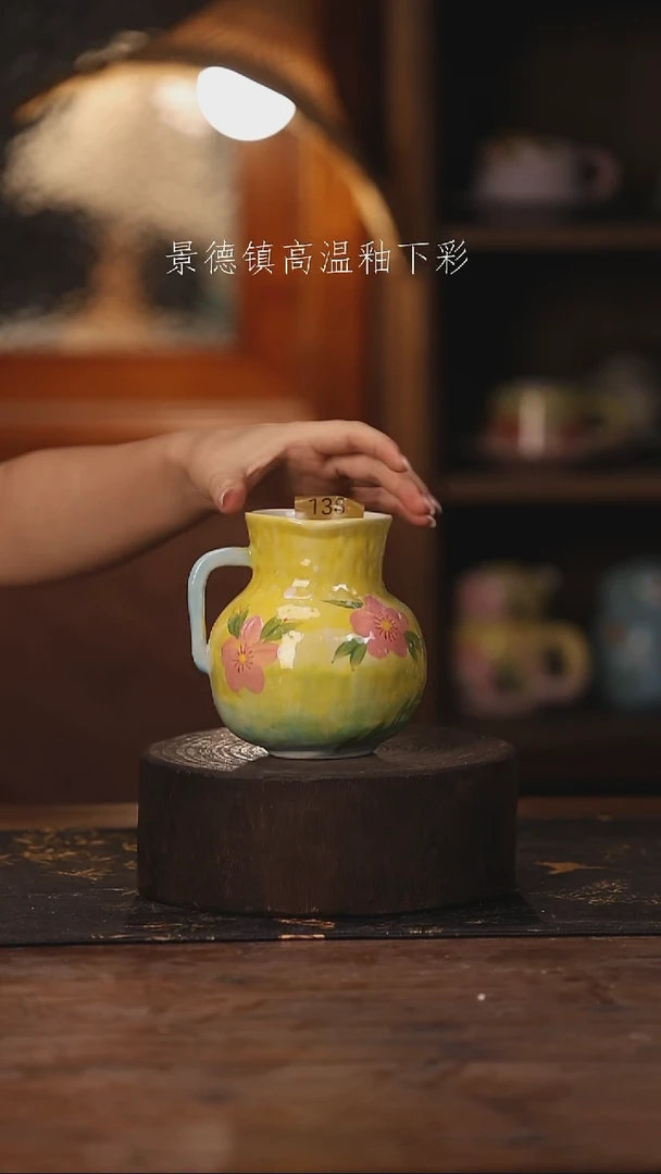 陶瓷景德镇高温釉下手绘陶瓷138