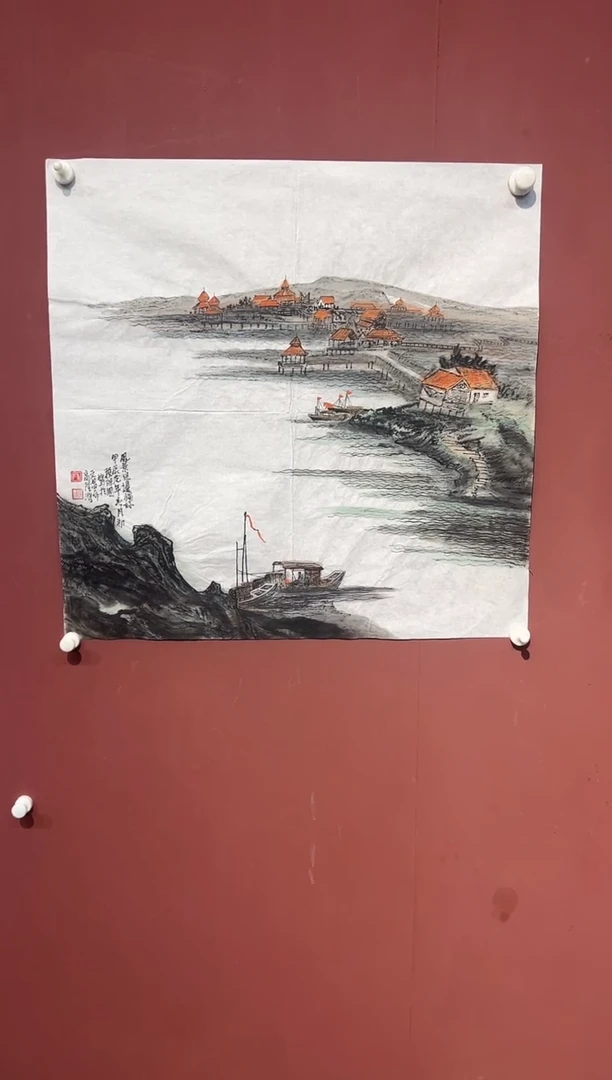国画段保国教授 四平尺 精品国画