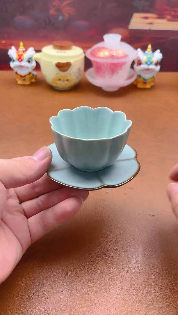 陶瓷茶具摆件旅行套组