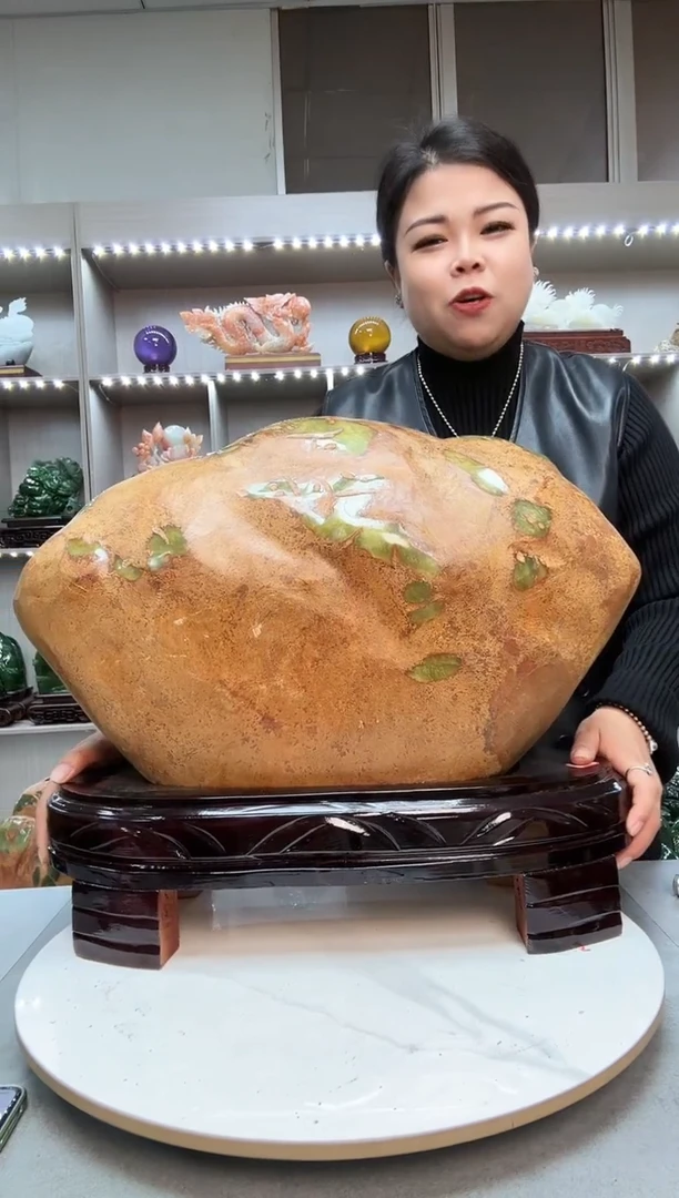 石材石头摆件办公室客厅玄关高档摆设礼品