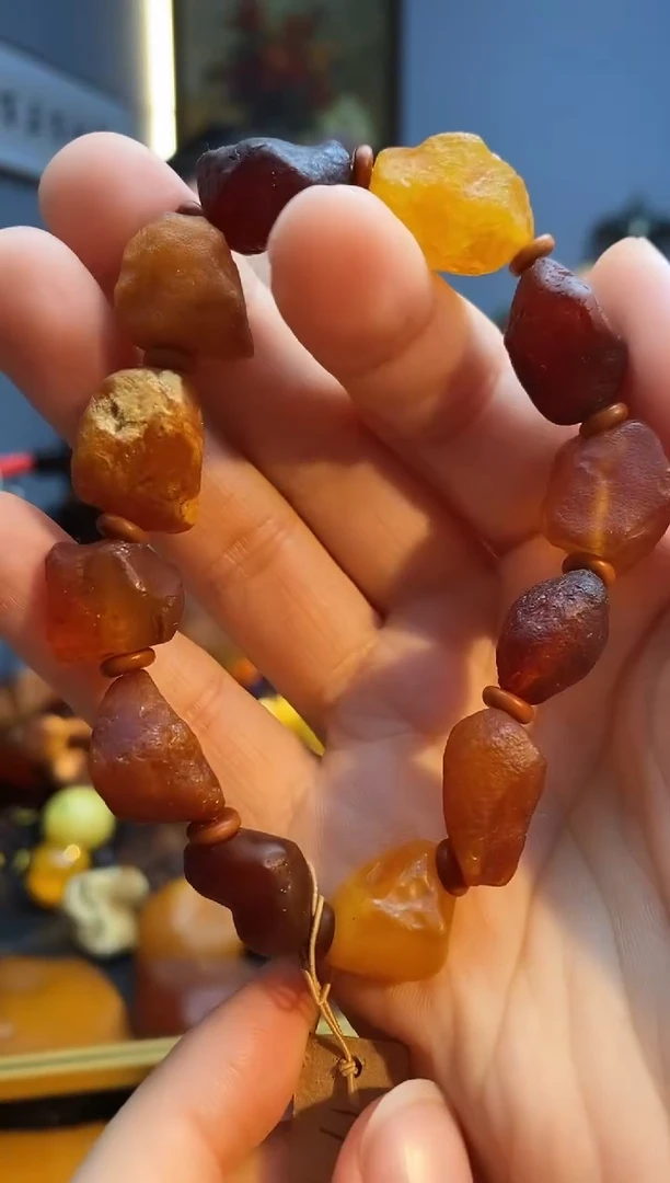 手链琥珀未镶嵌手串