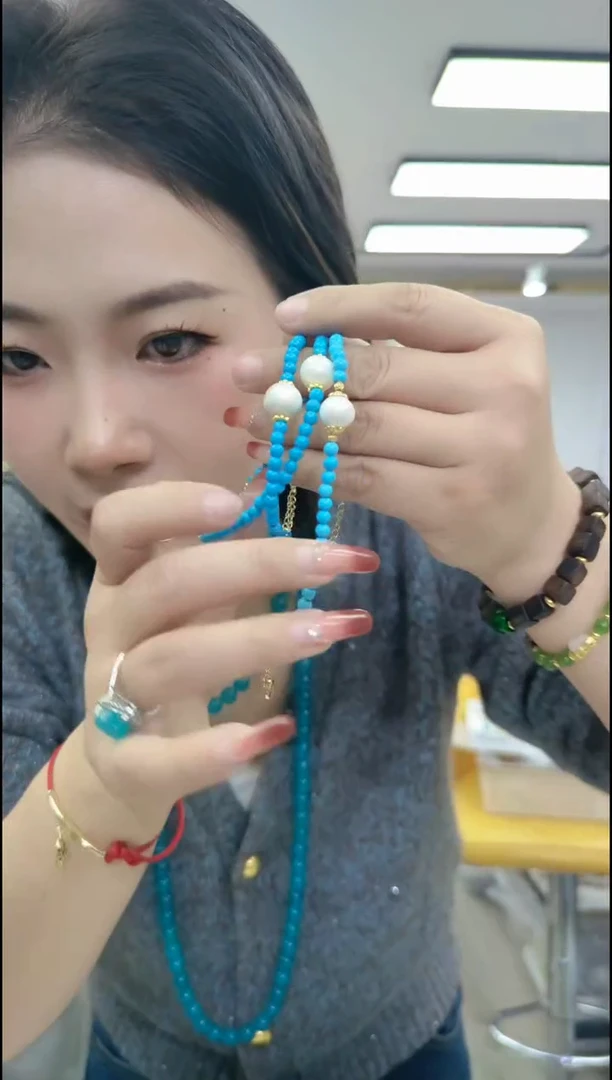 【闪购商品】玛瑙/玉髓颈饰合金1339 单珠松手链