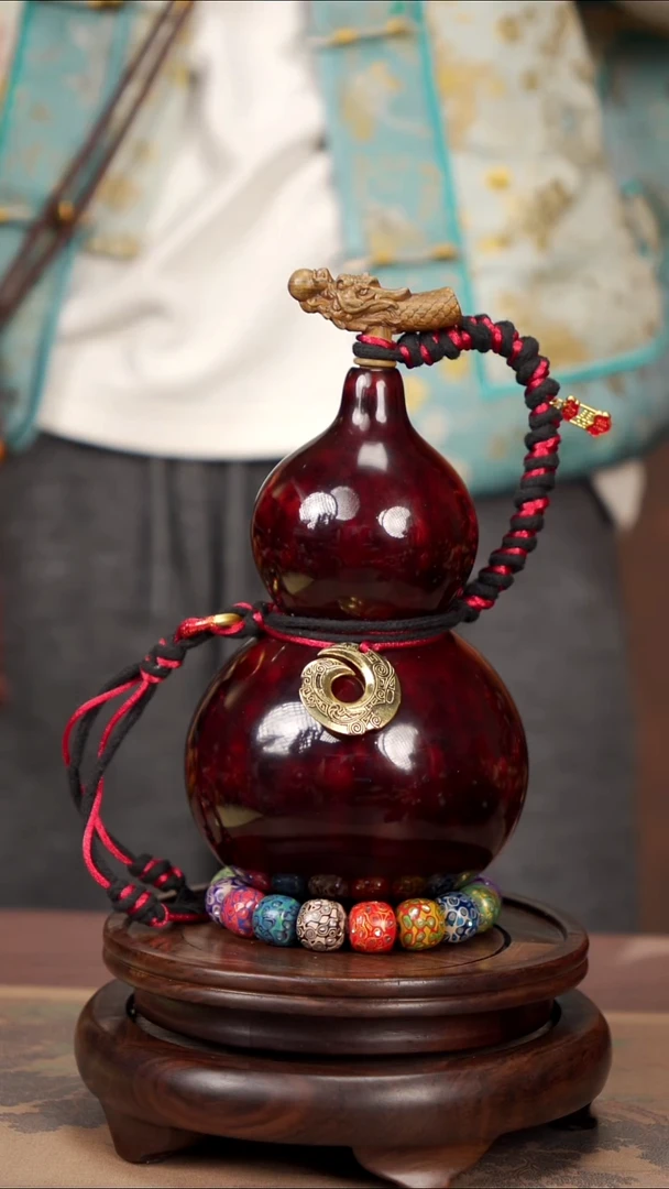 【闪购商品】146易林高端工艺大漆酒葫芦458