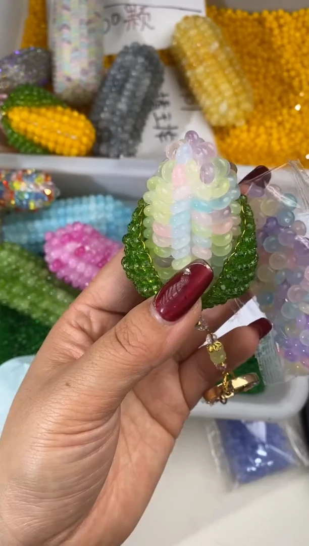 玻璃2159卡6算盘珠300颗