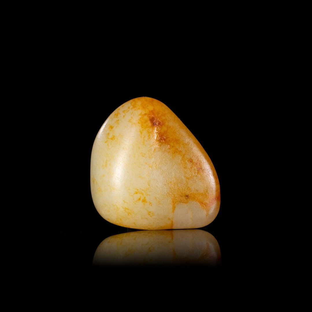 21.6克满身洒金皮带聚红皮挂件原石