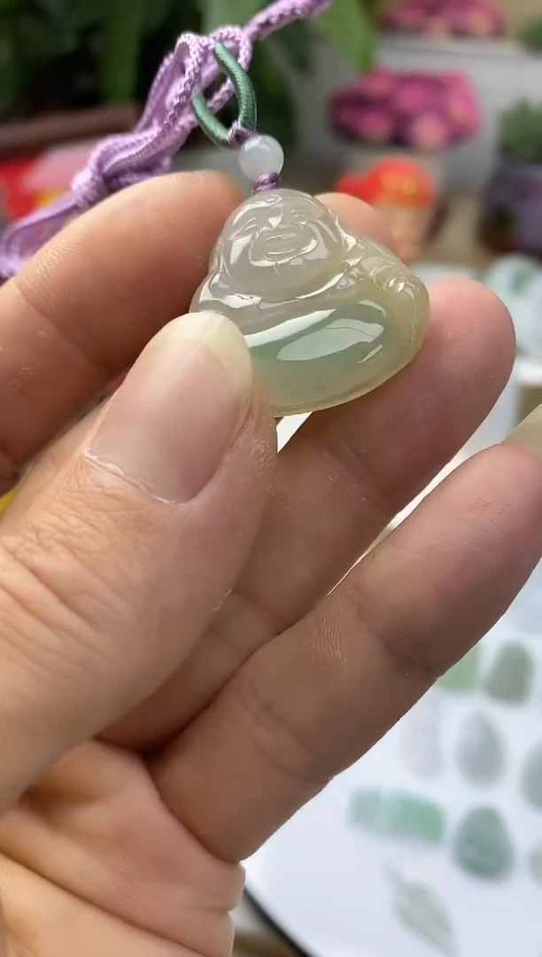 颈饰未镶嵌翡翠啵****312天然缅甸翡翠A货