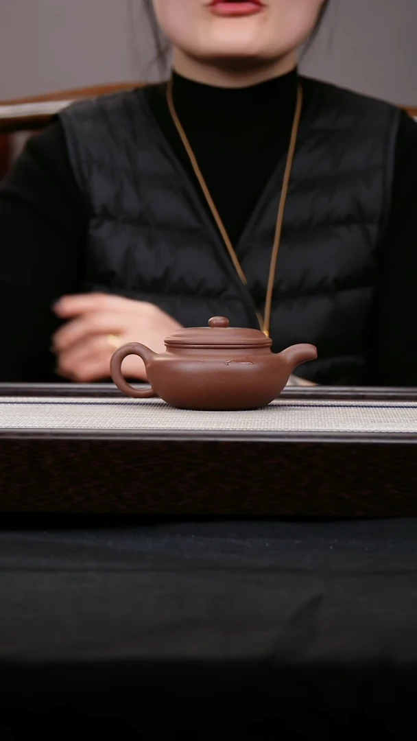 【闪购商品】紫砂茶壶紫泥扁腹