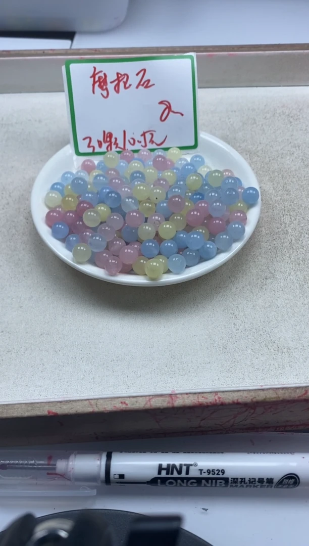 【闪购商品】玛瑙/玉髓颈饰未镶嵌w356摩根8mm*30颗