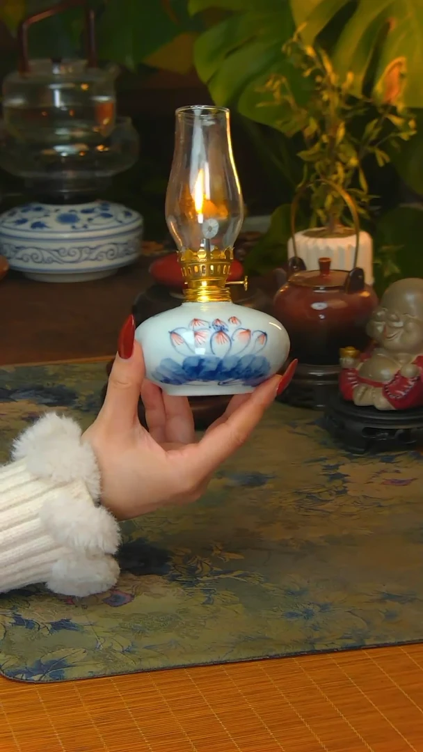 【闪购商品】景德镇陶瓷灯摆件