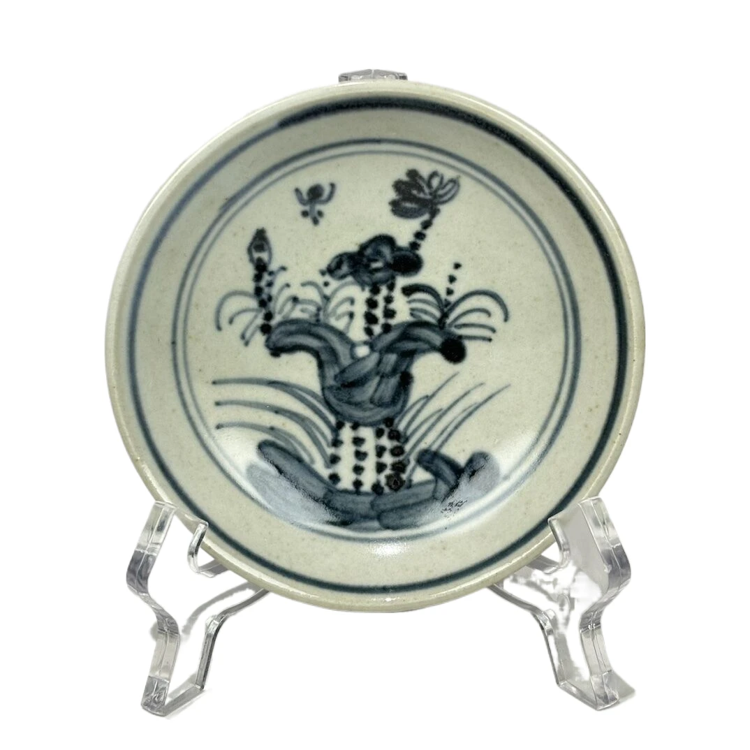 青花花卉纹盘6728---