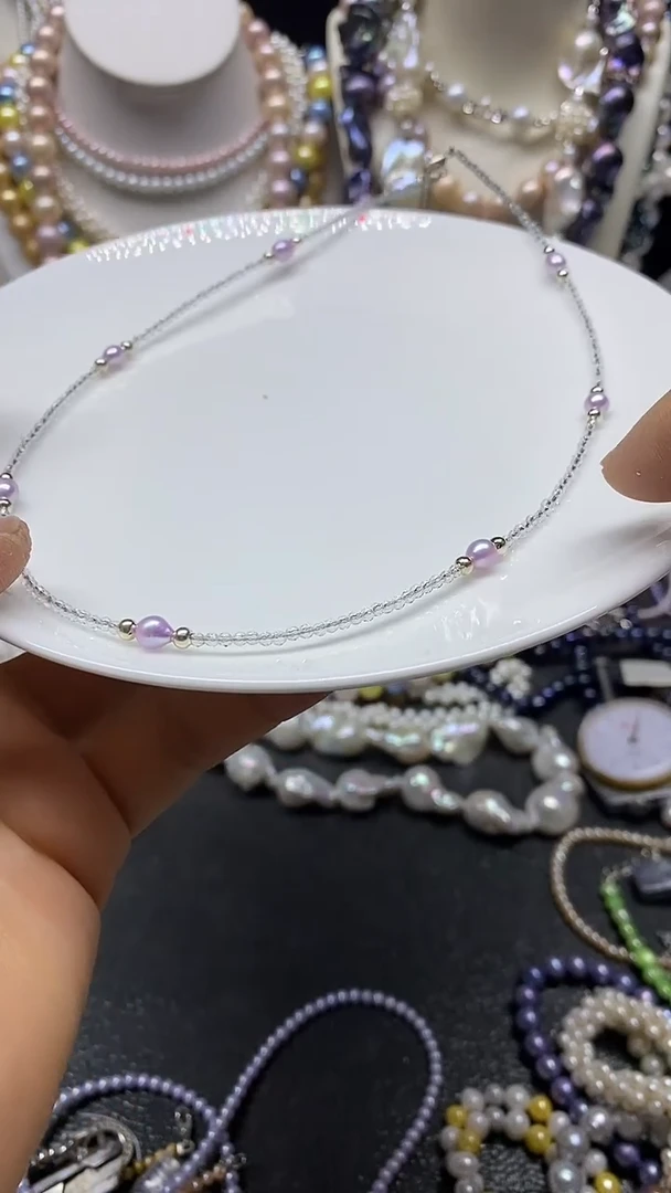 颈饰未镶嵌淡水珍珠多人