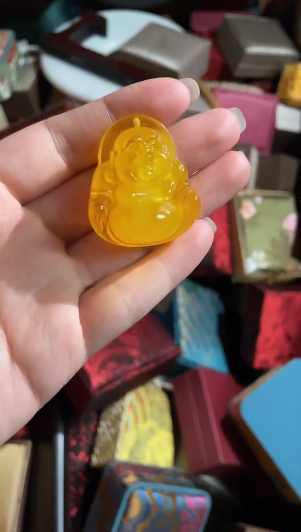 未镶嵌颈饰蜜蜡永玉阁精品专属摆件