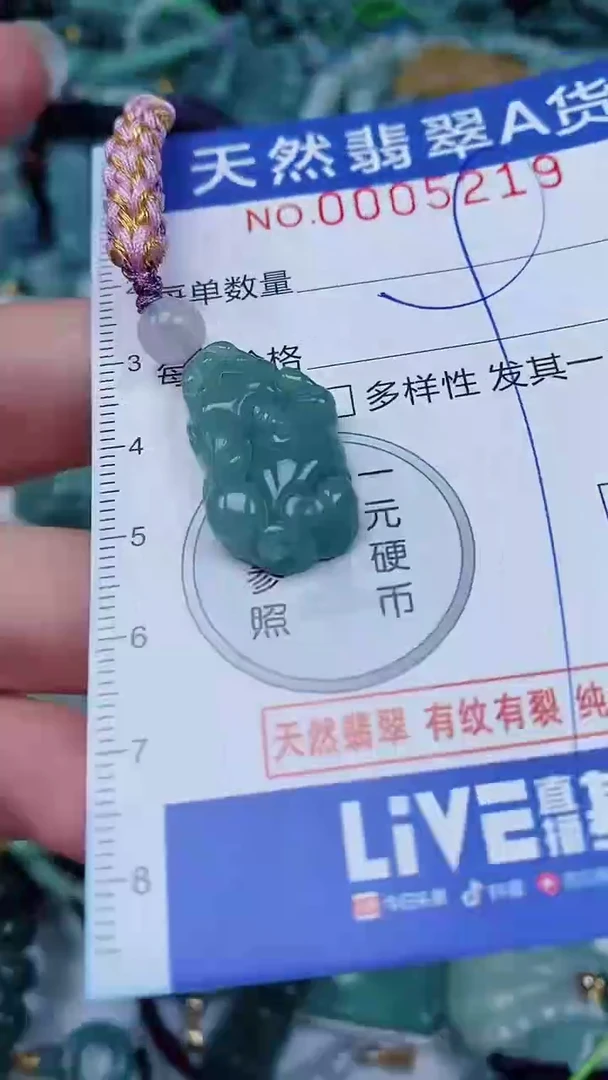 翡翠未镶嵌颈饰00005219