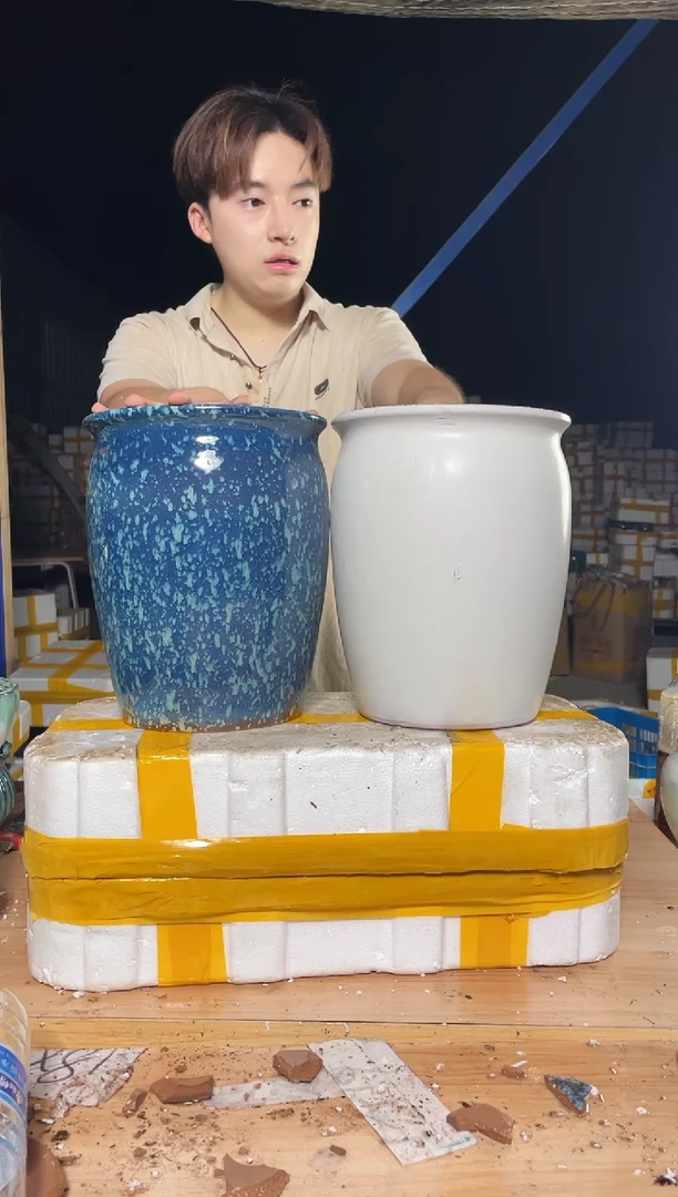 紫砂花盆宜兴紫砂粗陶花盆20*26