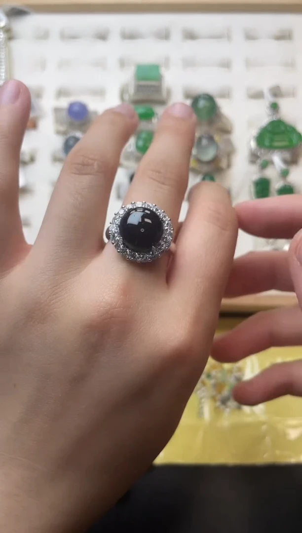 翡翠裸石天然翡翠裸石蛋面39