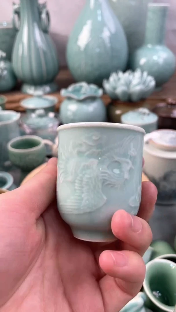 【闪购商品】正品 慧仙青瓷 主人杯