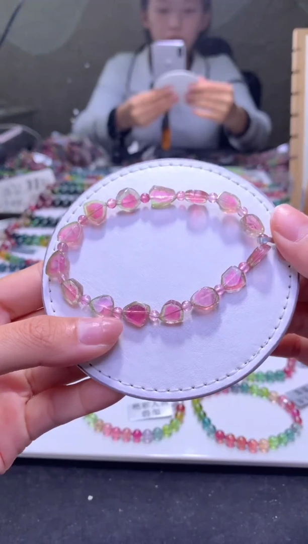 未镶嵌手串碧玺A130【天然碧玺】