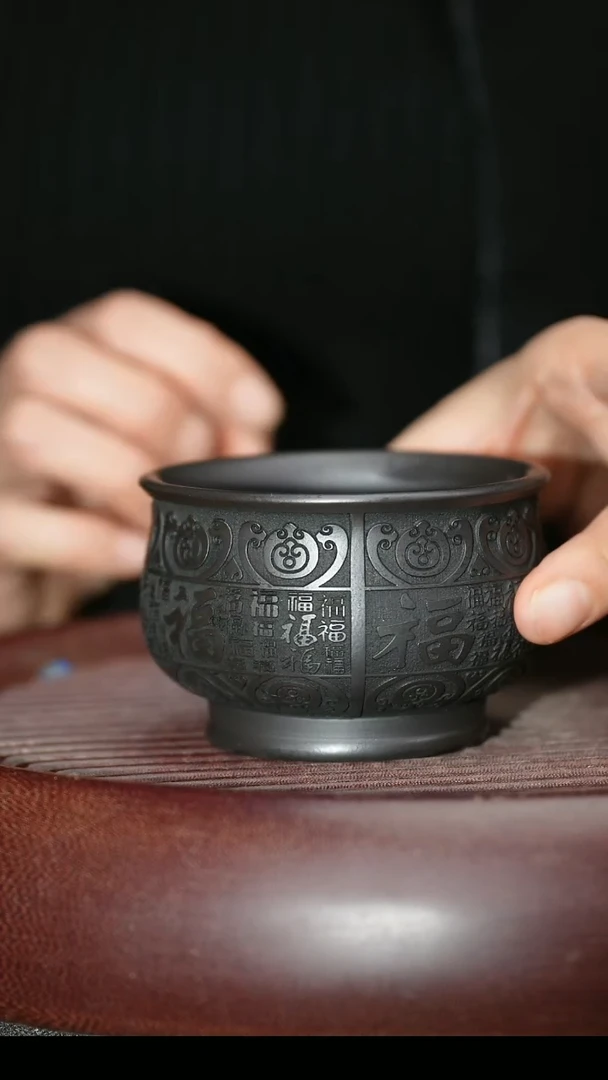 茶杯紫砂紫砂主人杯福利放漏