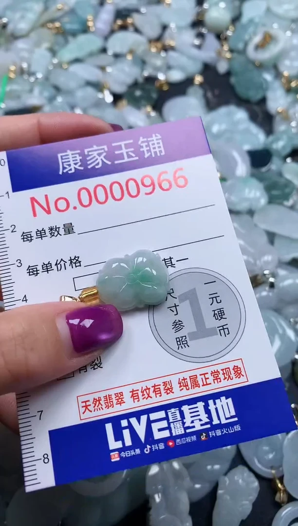 颈饰未镶嵌翡翠966