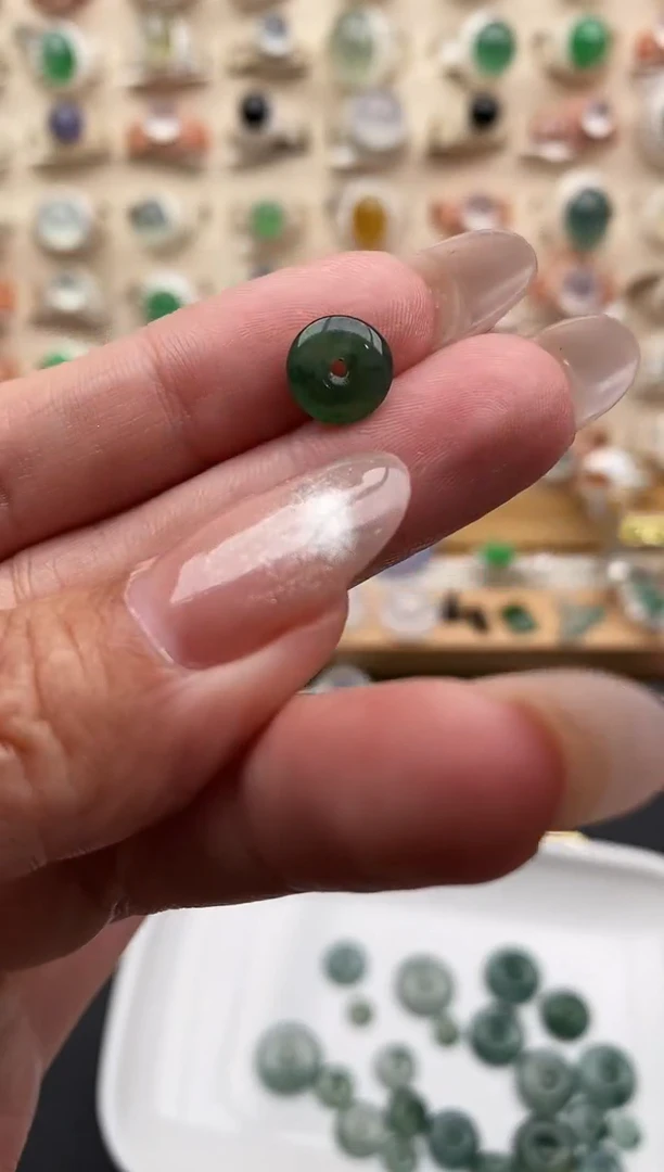 裸石翡翠星***海缅甸天然A货翡翠111  1-6