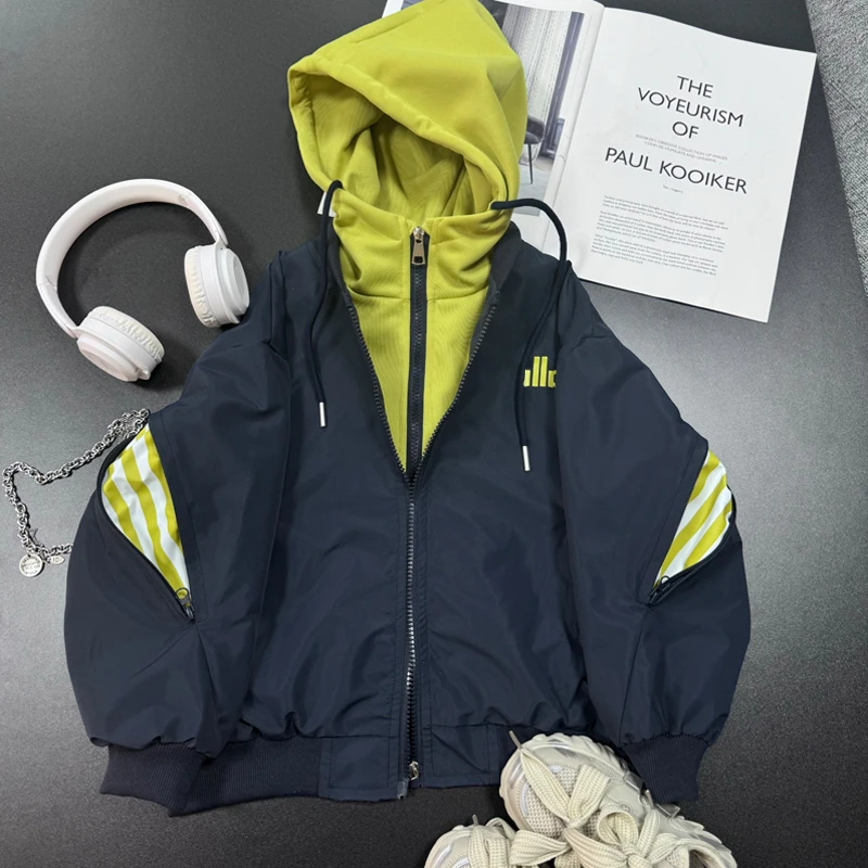 男童秋季洋气上衣新款中大童连帽秋装假两件休闲外套MT830-TY