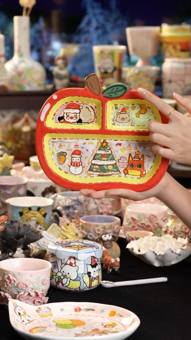 其他陶景德镇釉下彩手绘设计师款陶瓷