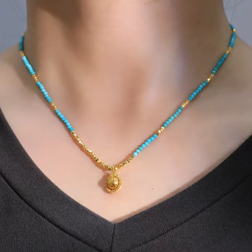 【菲菲】爱一IBELOVE 足金999绮梦转运珠项链
