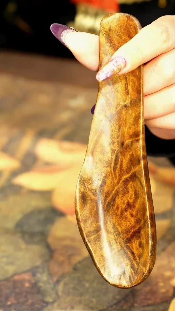 金丝楠【62】小叶桢楠 纯手工精雕满龙胆茶则